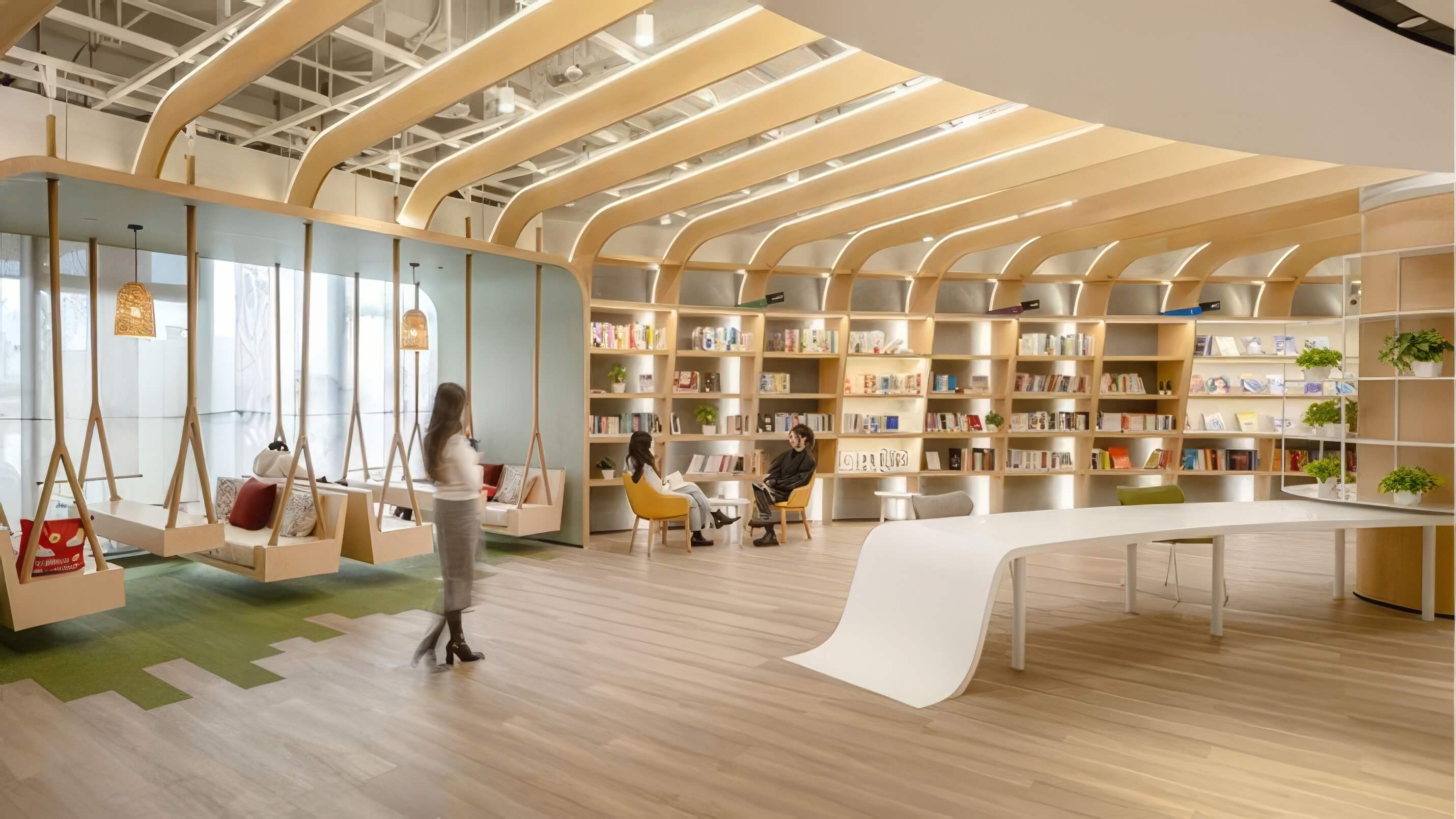 office reception still render