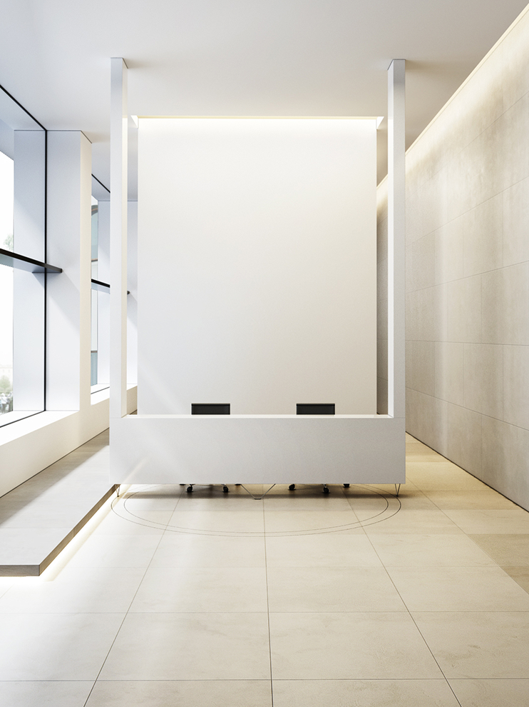 office reception still render
